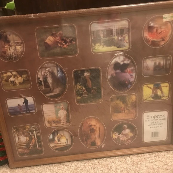Rare Vintage 16 ❎ 20 Reversible Mat Wood Frame - Picture 1 of 6